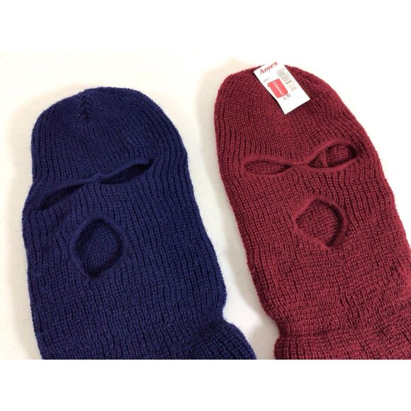 Vintage Ski Mask Full Face Winter Hat Lot of 2 New - Picture 3 of 4